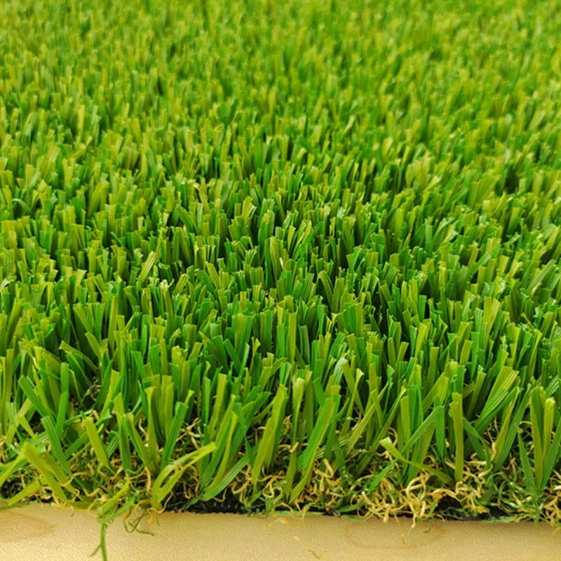fake grass over concrete