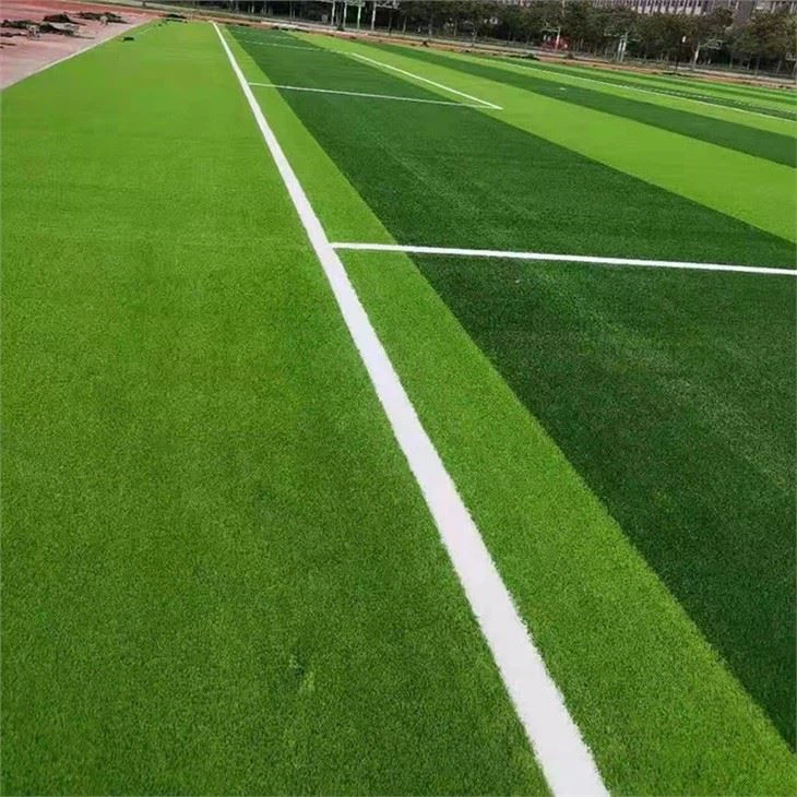 Non-infilled football grass