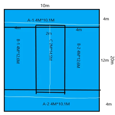 패들 잔디 설치